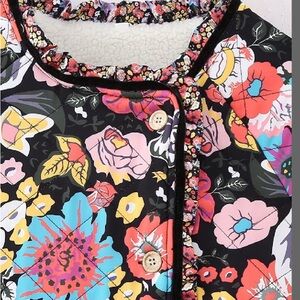 Clarisse Boho Floral Sherpa Hooded Coat — Cozy, Stylish Outerwear main image 1